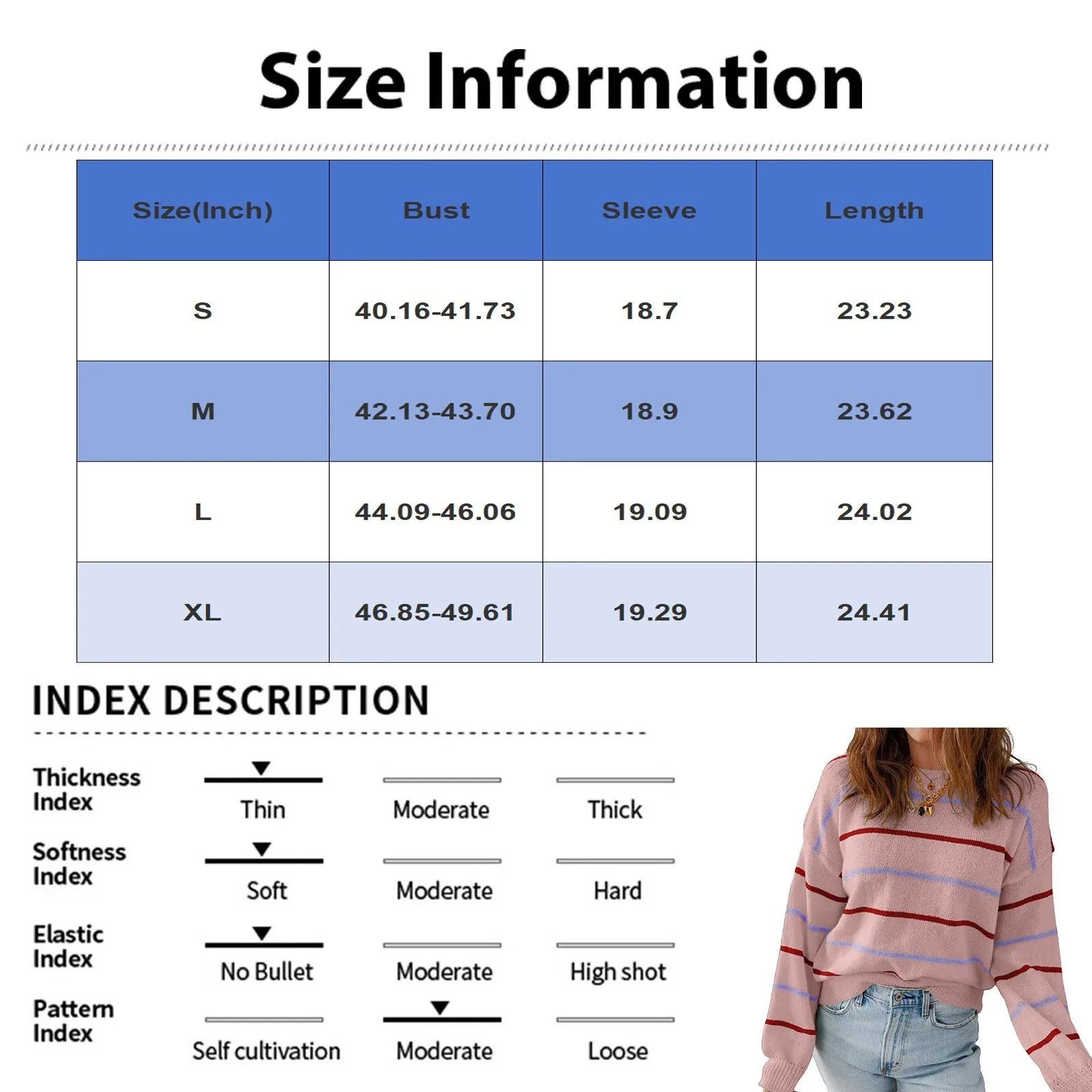 女性のカジュアルカラーストライププルオーバー長袖ルーズセーター Ropa De Mujer 冬服女性 Roupas Feminina トップ Mujer