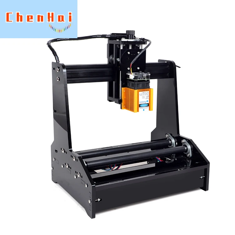 DIY Rotation Laser Engraving Machine Useful for Dog Tags Mugs Bottles Logo Printer Working on Cambered Material