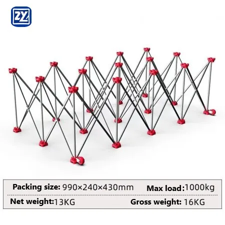 yuntu P706 Aluminum Alloy Spider Leg Folding Telescopic Workbench Platform, 1000KG Portable Woodworker Spider Leg Workbench
