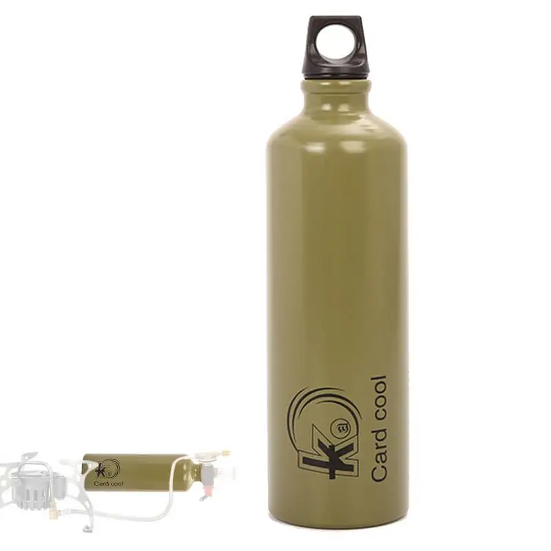 Alcohol Fuels Bottle 750ml Metal Liquid Fuels Container Fuels Additive Bottle Leakproof Oil Storage Can Petrol Liquid Oil Bottle