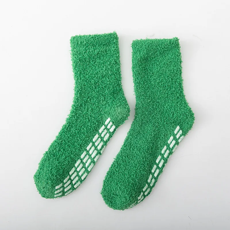 Women's plush socks are comfortable, soft and warm socks, and the winter socks are thickened by 5 pairs.