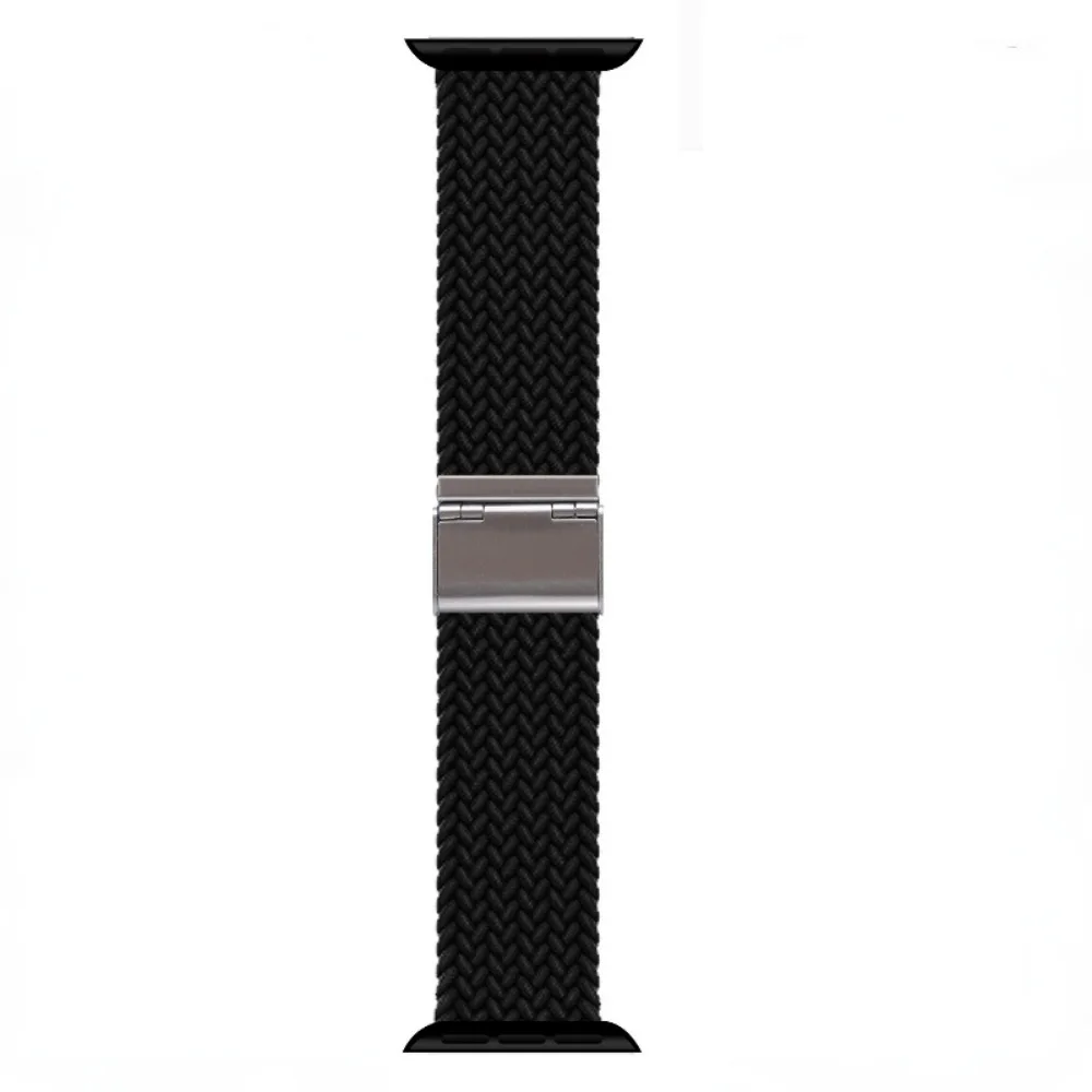 Плетеный нейлоновый ремешок для Apple Watch Band 45 мм 41 мм 44 мм 40 мм 49 мм 42 38 мм Браслет для iWatch Series 11 10 Ultra 9 8 7 6 5 3 SE