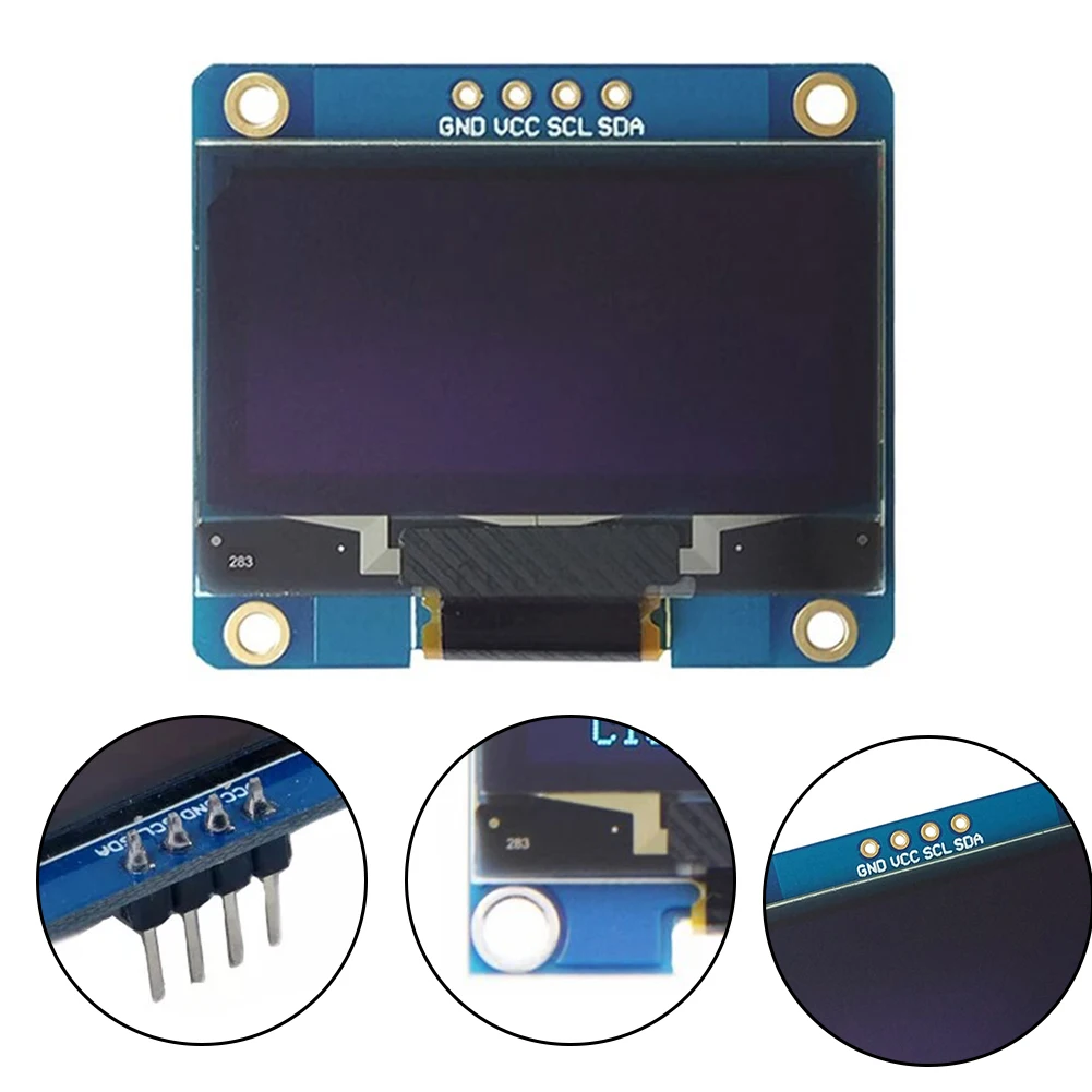 

1 3-дюймовый самосветящийся для OLED-дисплея для подключения I2C, низкое энергопотребление, поддержка графики высокой четкости