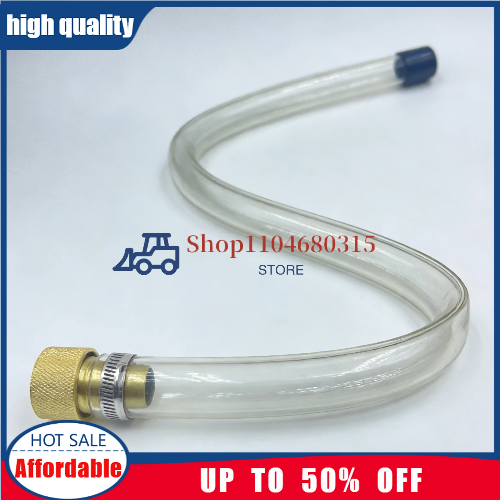 30cm Excavator Oil Drain Pipe for 140/210/290/360/460B Oil Drain Valve Switch