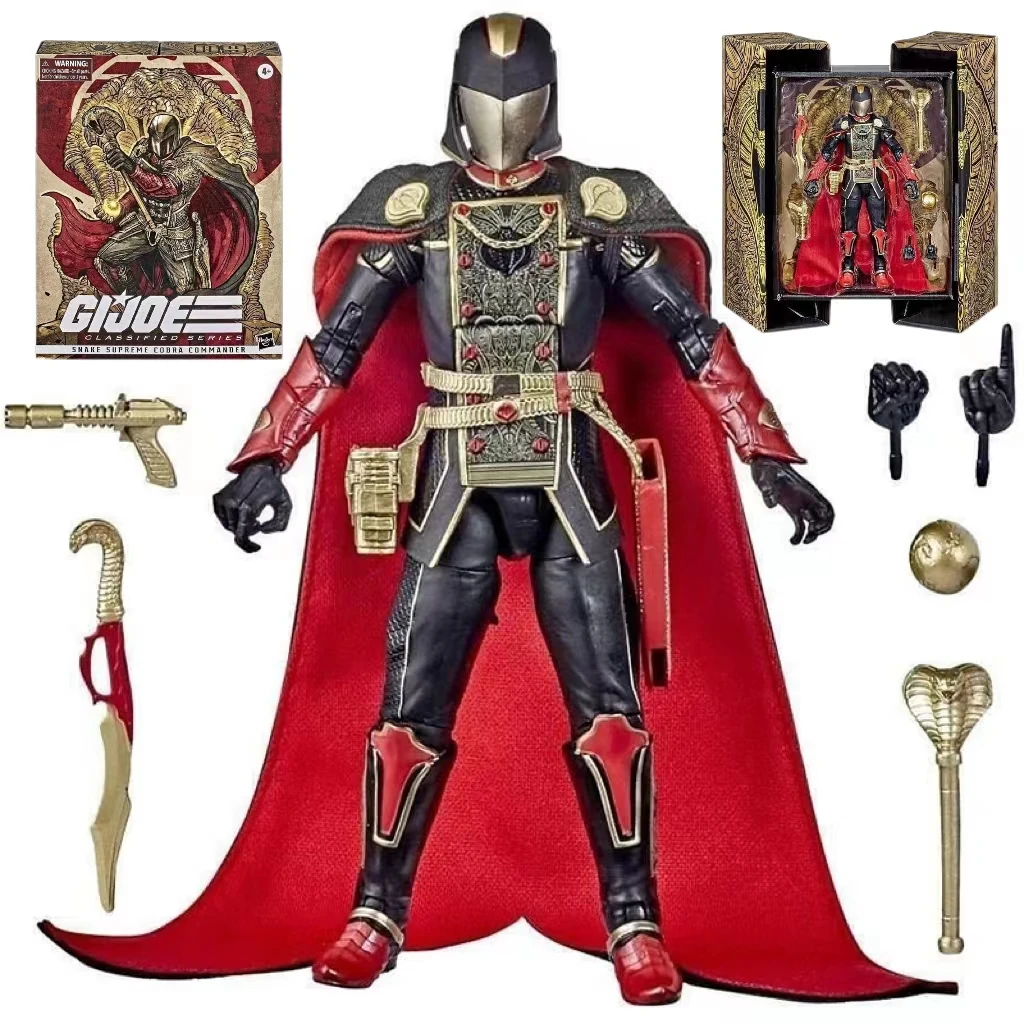 

G.i.joe Classified Series Snake Supreme Cobra Commander 6inch Action Figure Collection With Multiple Accessories Collectibles Ko