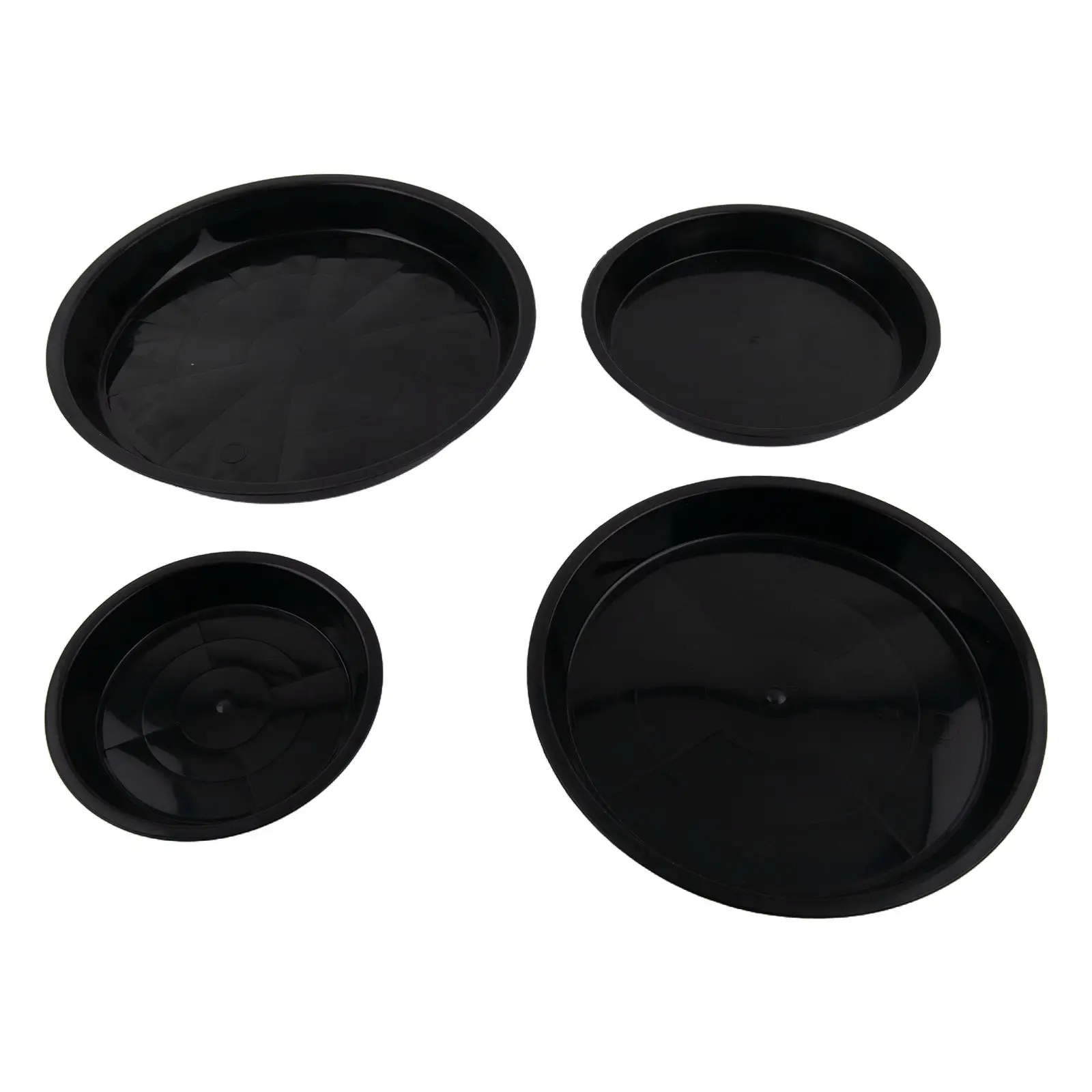 

Practical 40PCS Flowerpot Trays Made of Resilient Plastic Great for Holding Succulents and Herb Plants Indoors