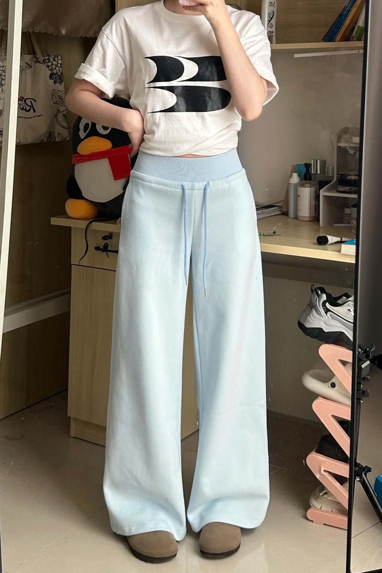 Wide Leg Pants Length Womens Spring-Summer Light Slimming Slim-Fit Minimalism Amekaji Travel Daywear Pleats Modal Chiffon Draped