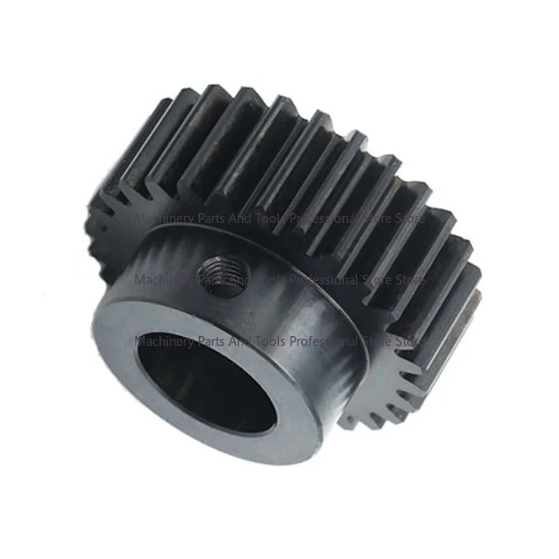Spur Gear 2M-30T Bore 8-30 mm Pitch 6.28 mmTeeth Outer Diameter 64mm Gear Wheel Blackening SC45#Carbon Steel Teeth Height 20mm