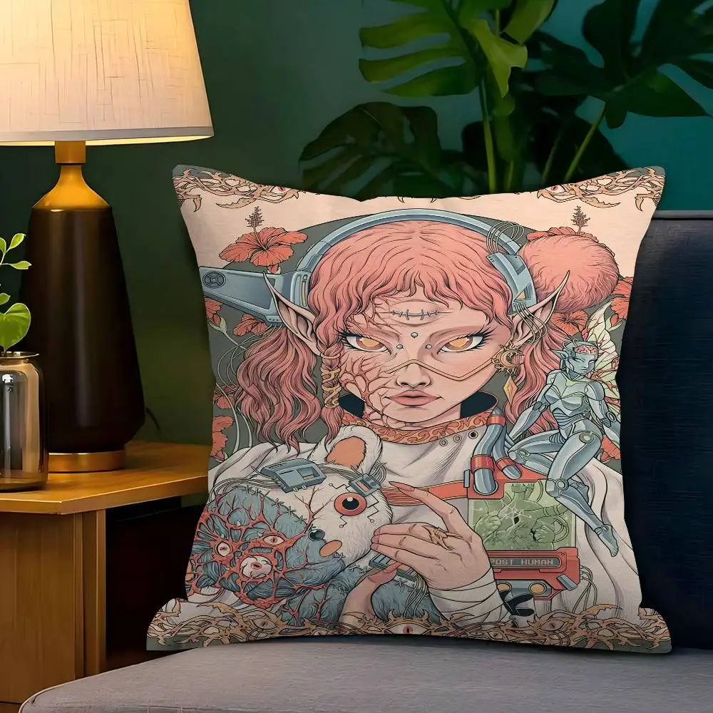 

Rock Band B-Bring M-Me The H-Horizon Pillow Gift Home Office Decoration Bedroom Sofa Car Cushion Cover Case 45x45