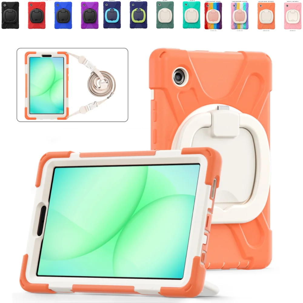 

Сверхмощный защитный чехол для Samsung Galaxy Tab A11 8,7 дюйма SM-X130 SM-X135 2025 8,7 дюйма, чехол для планшета с ремешками