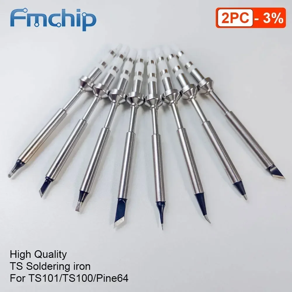 Pine64 TS100 TS101 T85 Soldering Iron Tips Replacement Various models of Customizable soldering iron tips kit BC2 K KU ILS JO2