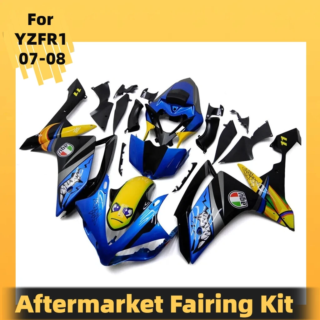 

Full Fairing Kit for YAMAHA R1 07 08 R1 2007 2008 Sportbike Body Rebuild Street Sport Bodywork Free Custom Mold