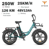 ENGWE Electric Bike L20 Boost 250W 126Km Power-boost 75Nm Torque Sensor Step-Thru E-bike 48V13Ah Battery  Electric Bicycle