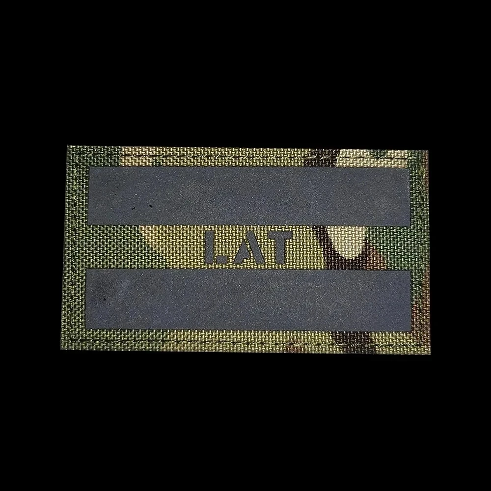 Latvija Flag Armband Embroidered IR Patch Hook & Loop Latvia Embroidery Badges Reflective Cloth Stripes