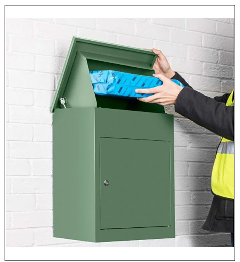 

Factory Best Price Stainless Steel Metal Mailbox Box Galvanized Steel Apartment Smart Parcel Box