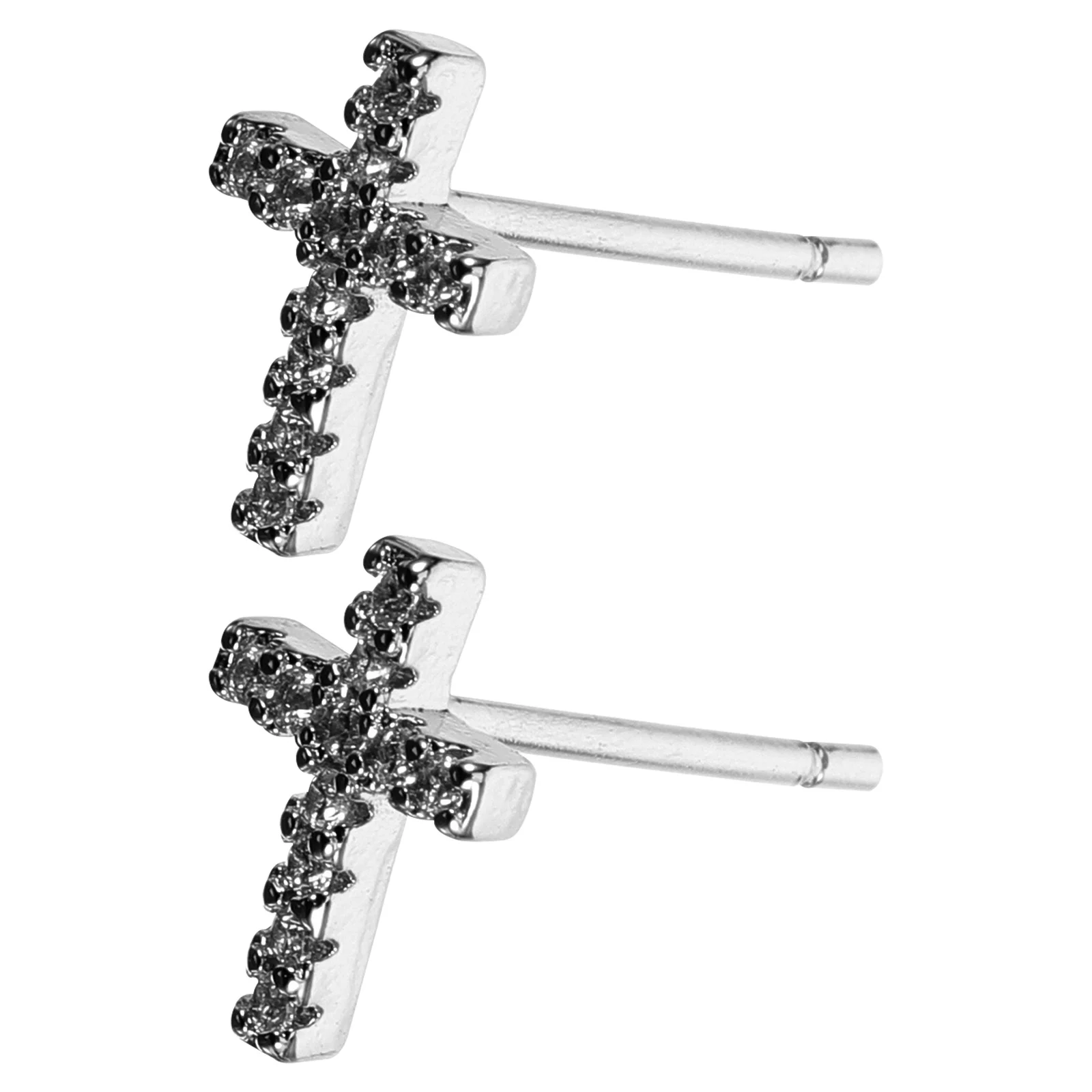 1 paire de boucles d'oreilles croisées pour femmes, petites boucles d'oreilles minimalistes, uniques, Style Cool, Piercing en cuivre, bijoux tendance pour rencontres