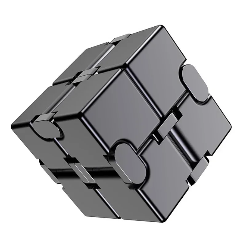 Best Metal Stress Relief Infinite Cube Antistresse Toy Fidget Decompression Attention And Concentration EDC Desk Gadgets Adults