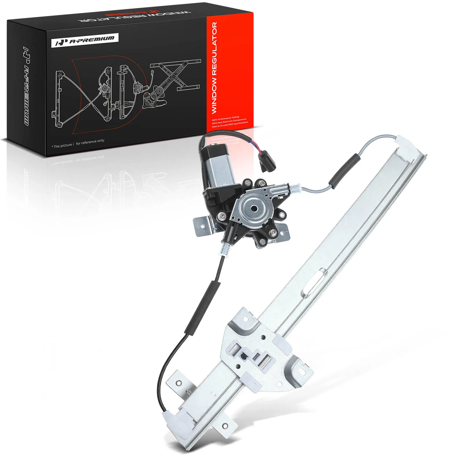 A-Premium Front Driver Side Power Window Regulator with Motor for Saturn Vue 2002-2007