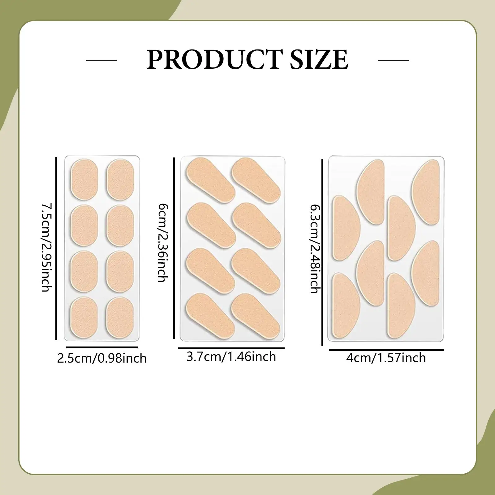 12 Pieces Soft Foam Nose Pads Spectacle Frame Nose Bridge Pad Universal Anti Slip Nose Support Cushions Nosepads EVA Sponge Pads