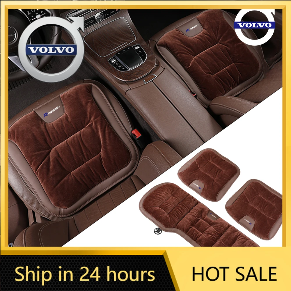 

Чехлы на руль, фланелевые автомобильные Стайлинг, защитная подушка для сиденья, декор, автоаксессуары для Volvo Rdesign AWD V50 S40 S80 S60 XC40