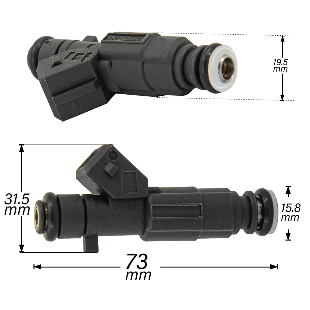 100% Working Fuel Injector 0280156264 0280 156 264 For Tiggo A5, T11 injectors CHERY QIYUN 3 2.0 TIGGO 1.8 TIGGO 2.0