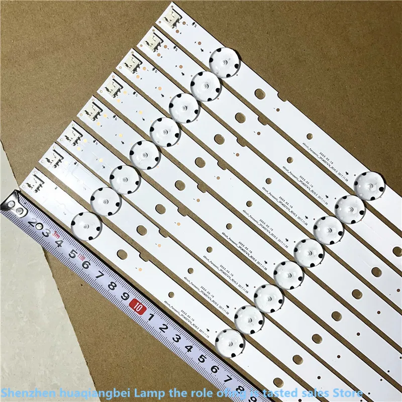 FOR LED backlight strip(8) for TX-49EX633E TX-49DS500E TX-49DS500B TX-49DSW504S TX-49ES400E LTG Innotek 49inch  REV0.4