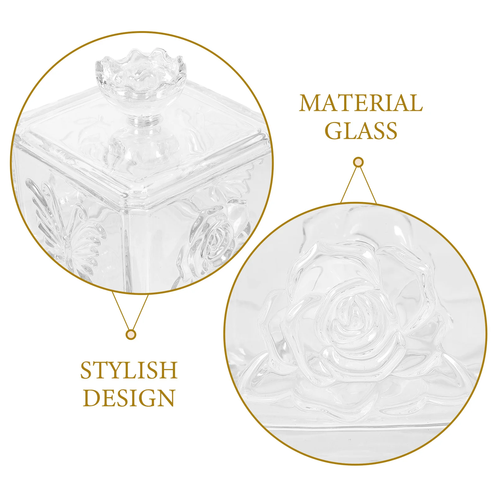 

Tea Storage Jar Airtight Cookie Container Candy with Lid Sealed Containers Sweets