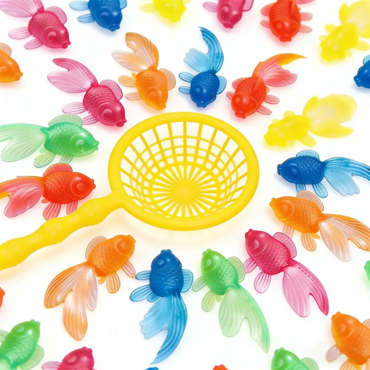 14-teiliges Set mit simulierten schwimmenden Goldfischen, geeignet für den Innen- und Außenbereich, für Sommer-Poolpartys oder zur Dekoration der Badewanne – Detail 1