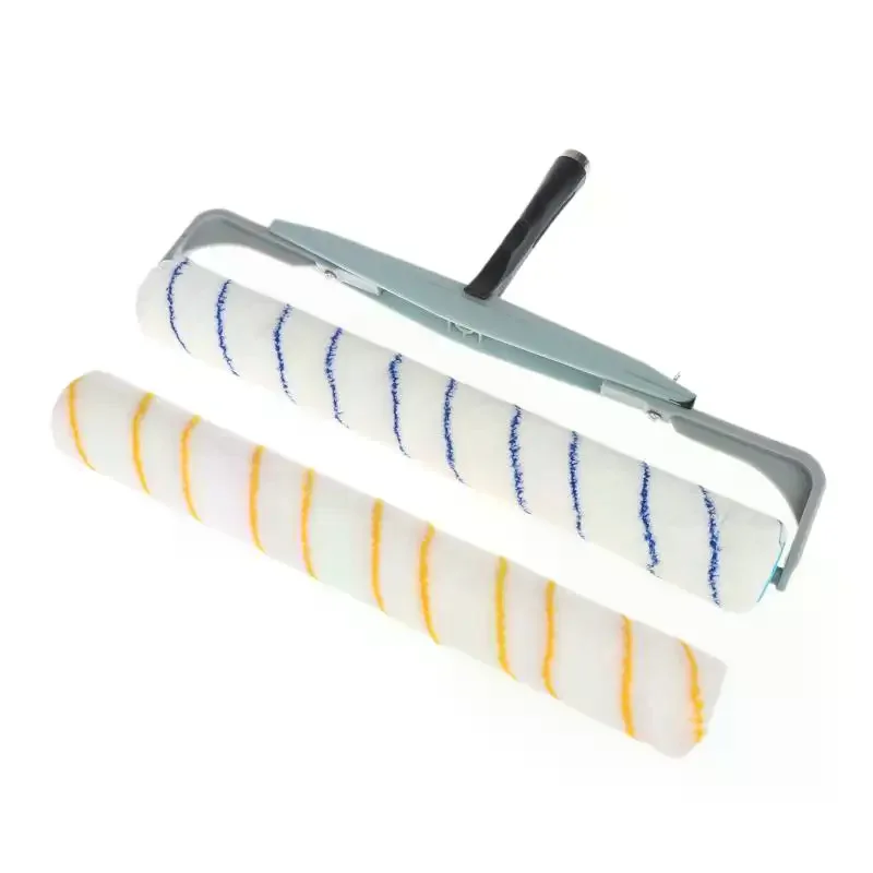 Paint Roller Brush 18 Inch Aluminum Alloy Frame Non-Slip Handle Durable Painting Tool for Home Wall Renovation DIY Projects