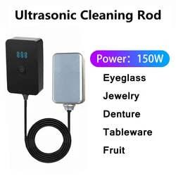 Przenośna myjka ultradźwiękowa, mini zegarek jubilerski, okulary, owoce, warzywa, czyszczenie ultradźwiękowe, pralka wielofunkcyjna 150W