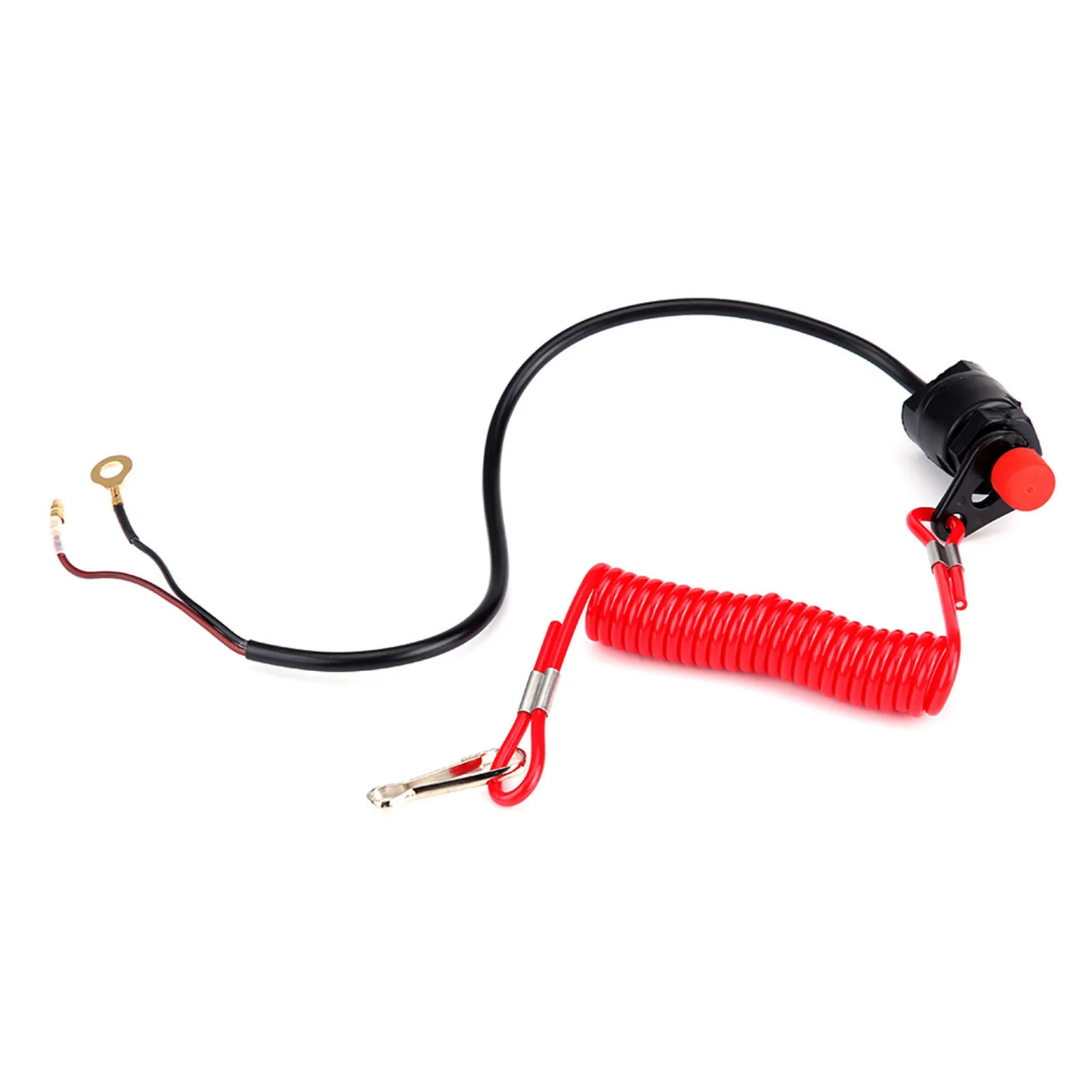 Engine Stop  Motorcycle Outboard Lawn Mowers Emergency Engine Kill Stop  W/ Tether Lanyard Cord Engine Kill