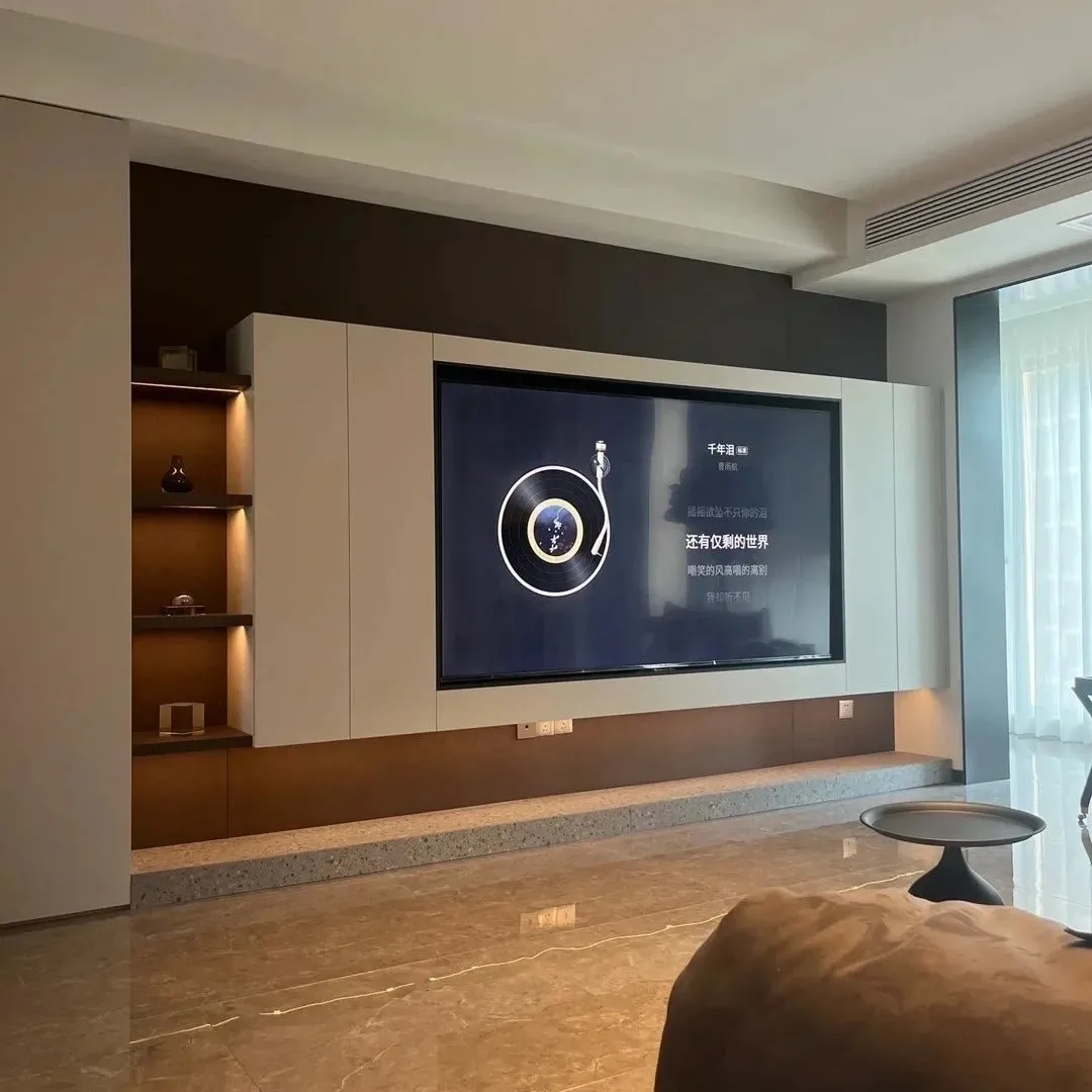 &Warm Living Room Dining Apartment TV Cabinet Modern Minimalist Factory Direct Sales Free Design Eco-Friendly Durable