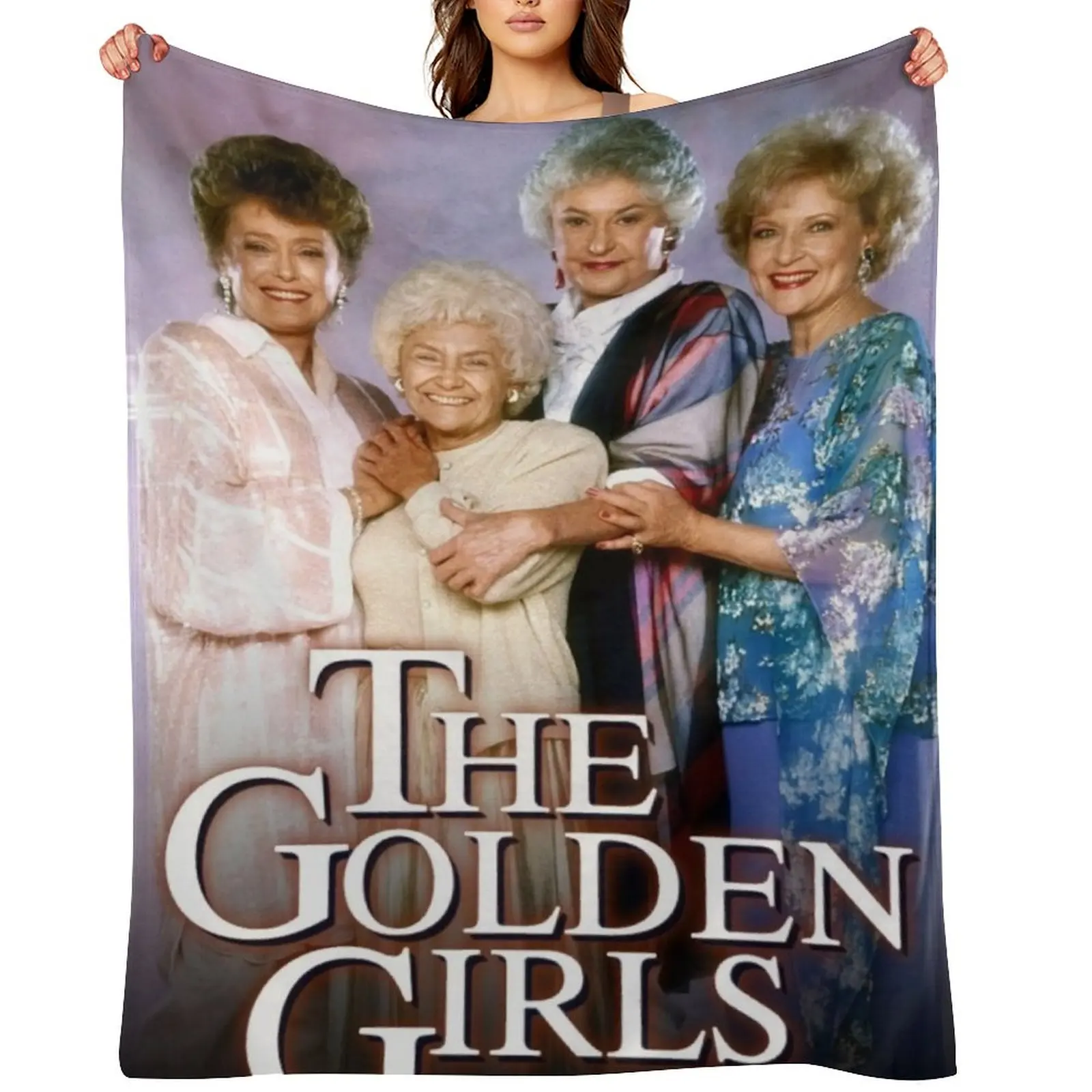 

The Golden Girls Throw Blanket Loose Giant Sofa Soft Plush Plaid Camping Blankets