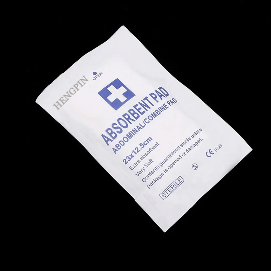 HENGPIN 5 قطعة البطن المعقمة ABD الجمع بين منصات 5 "x 9" تضميد الجروح الفرقة المعونة العناية بالجروح ضمادة للسفر في الهواء الطلق الإسعافات الأولية #5