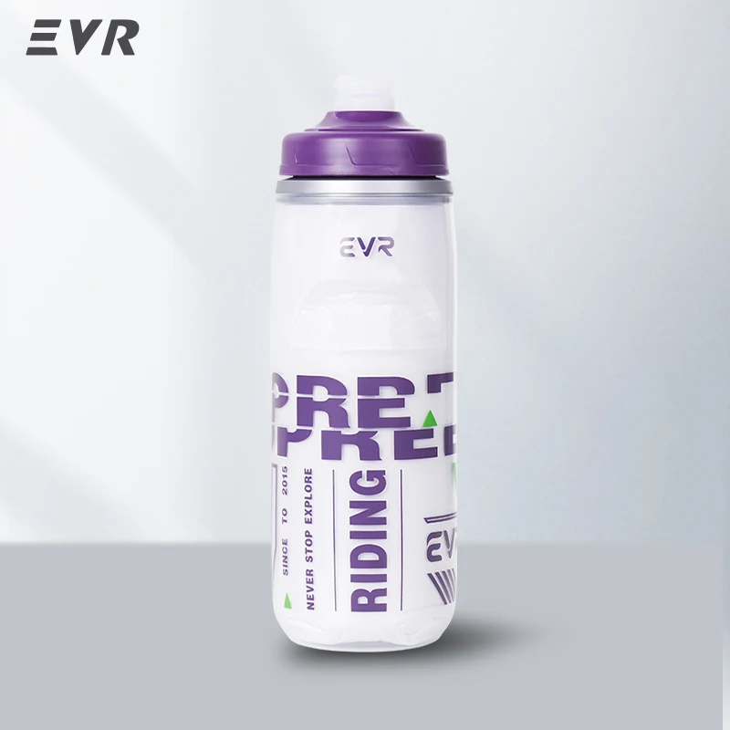 EVR Zomer 620ml Warmte-isolerende Fietsfles Koelhoudende Racefiets Sportwaterfles Ijskoelende Knijpfles Fietsfles