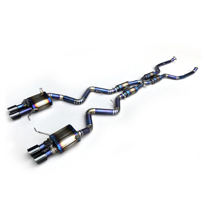 OEM التيتانيوم الهروب صمام تخفيض الوزن نظام كاتم صوت العادم لسيارات BMW M3 E90 E92 E93 4.0L 2008-2013 عادم Catback
