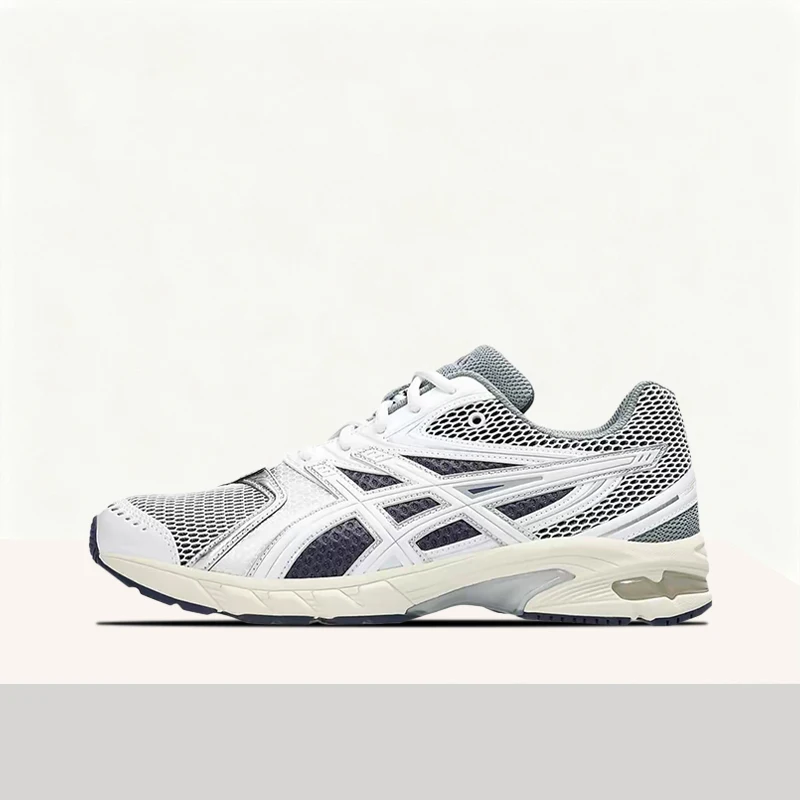 ASICS Gel-DS Trainer 14 Unisex White/Gray Low-Top Runners–Stylish Cushioned Sole&Comfortable Durable Everyday Wear 1203A607-100