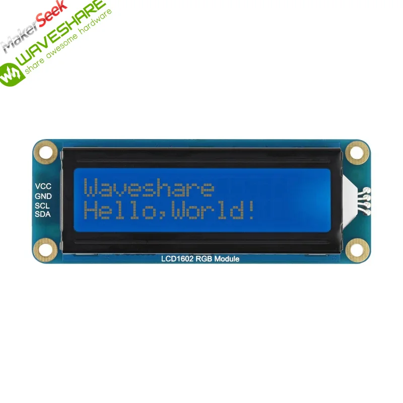 

Waveshare LCD1602 RGB Module[19537]【Price without Shipping fee】