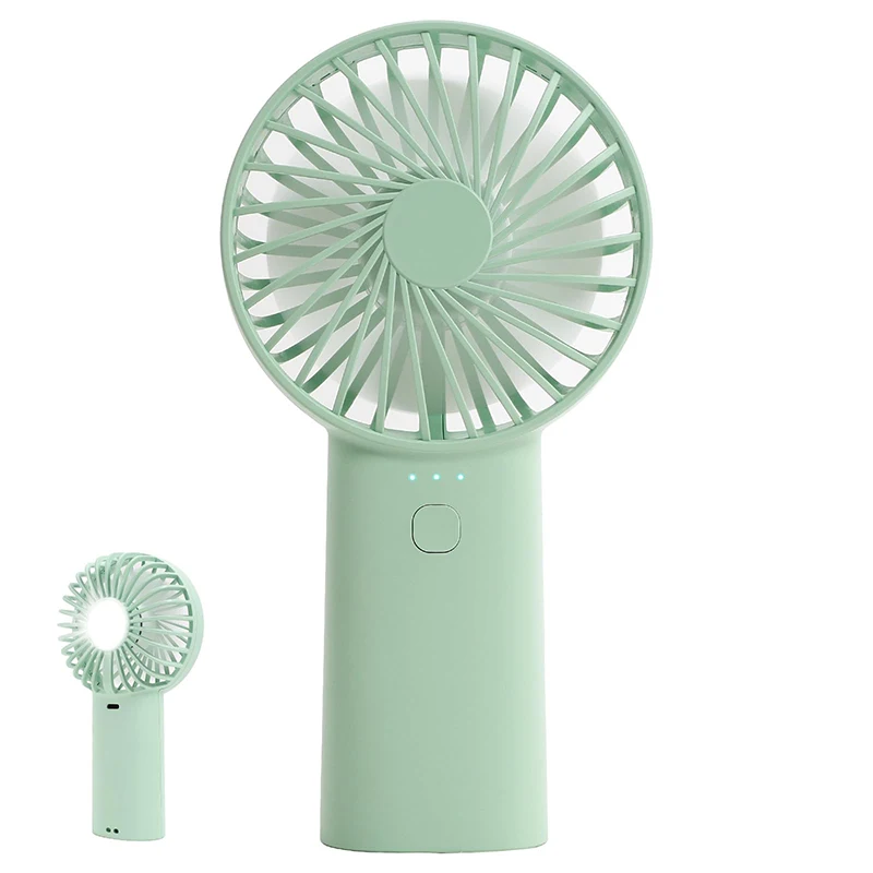 

1200mAh Battery Operated USB Rechargeable Foldable Personal Handheld Mini Fan Portable Desk Stand 3 Speeds for Outdoor