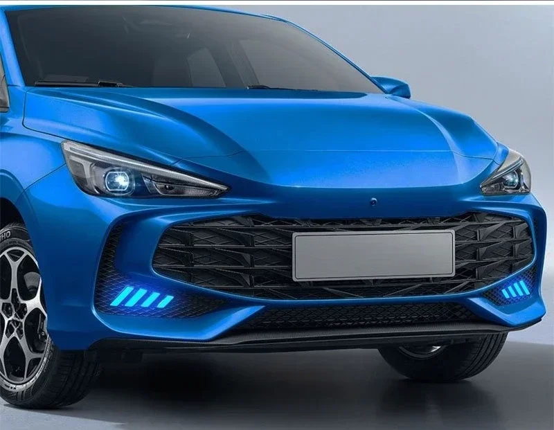 For MG MG3 2024 Car Led Daytime Running Lights Upgrade Front Fog Lights Modification Yellow Flowing Turn Signal Lamp Accessories detail image 18
