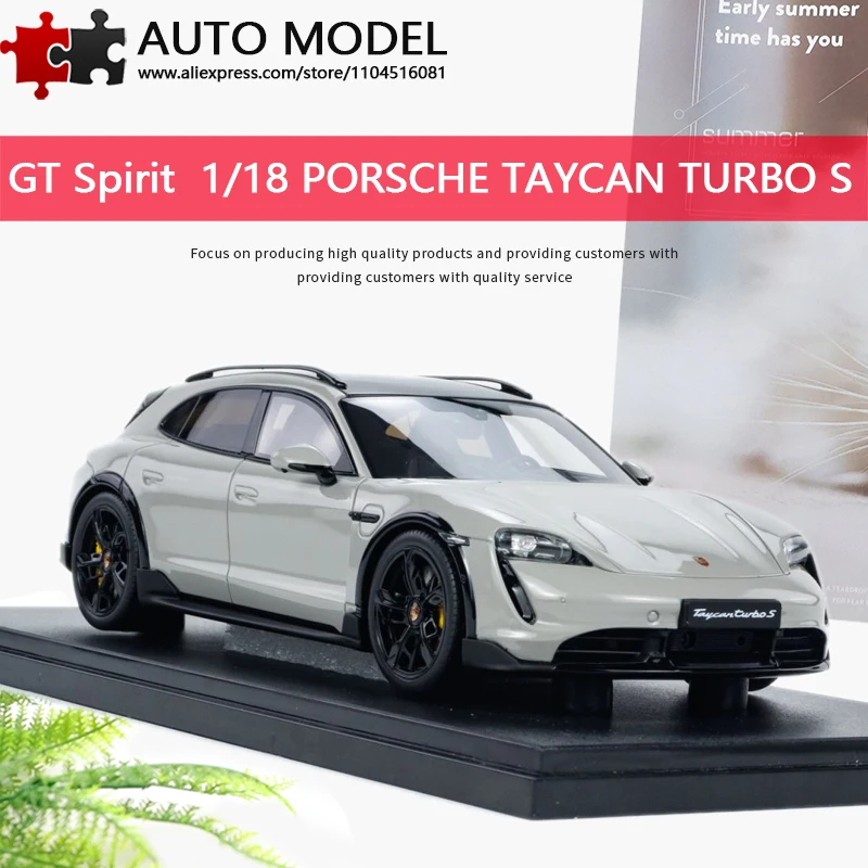 

Porsche Taycan Turbo S Cross Turismo Touring Car Simulation Model Gt Spirit 1:18 Die-Cast Resin Model Limited Edition Collectible Ornament Gift for Boys and Adults with Display Box