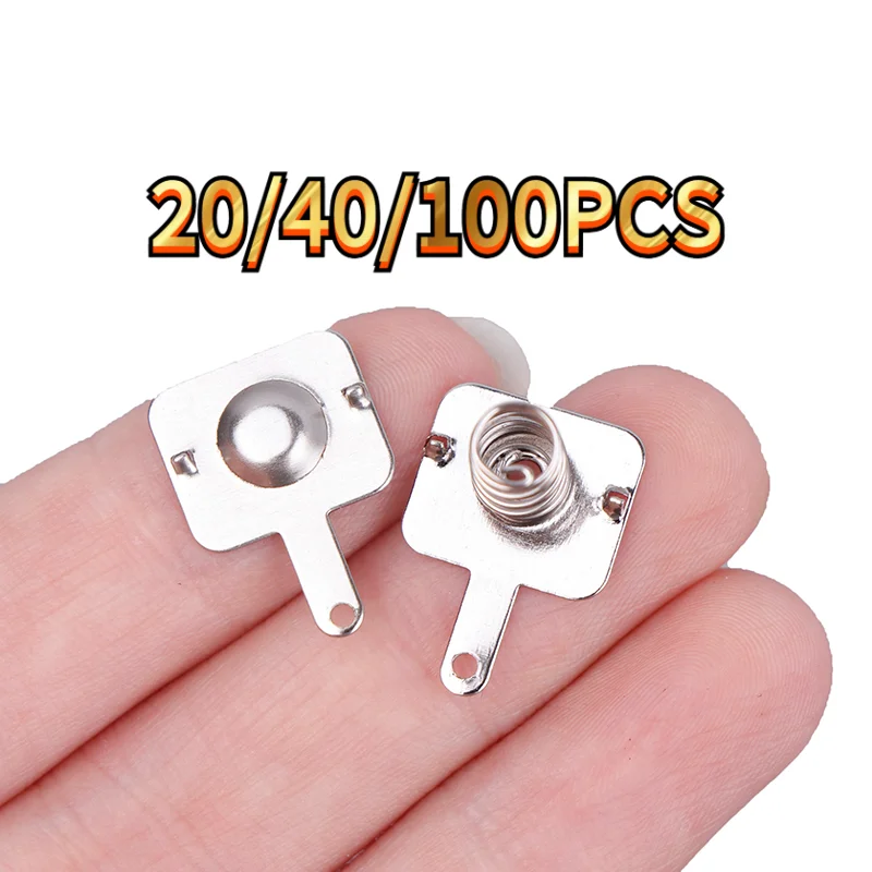 

20/40/100PCS 18650 Battery Sheet Spring Contact Sheet Battery Box Positive And Negative Single Bipolar DIY Accessories