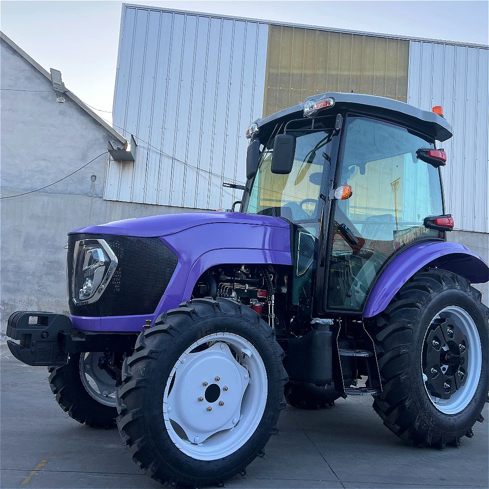 Factory Direct Sales of Multi-functional, Top-quality 50-80 Horsepower Agricultural Mini 4x4 Compact Tractors.