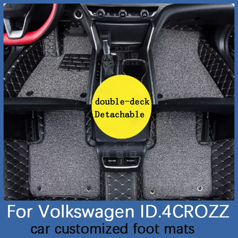 For Volkswagen ID.4CROZZ Car Customized Floor Mats, Durable and Durable Floor Mats 2021-+ Edition Model