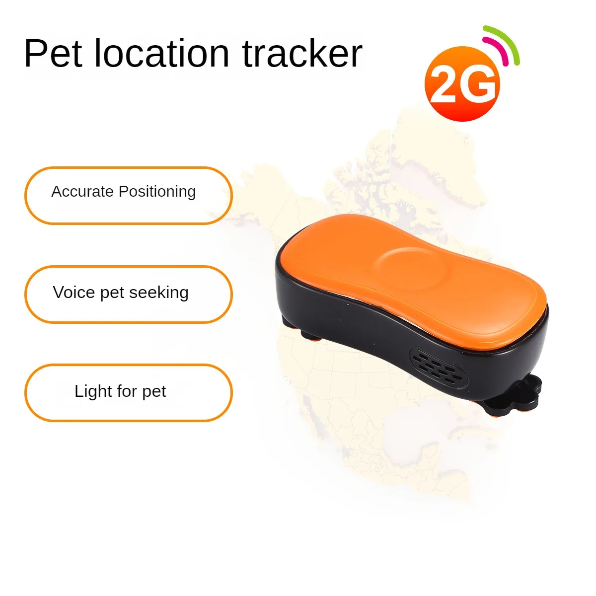 Pet locator 2G network dedicated GPS global tracker