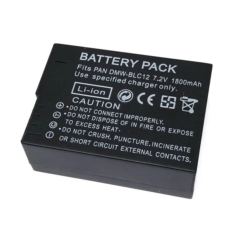 DMW-BLC12 DMW BLC12 BLC12E BLC12PP Battery for Panasonic Lumix DMC G85 FZ200 FZ300 FZ1000 G5 G6 G7 GH2 GX8 FZ2500 FZ2000