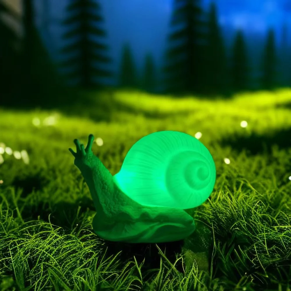 RGB Bionic Snail LED Night Light Touch 5V USB For Home Bedroom Child Gift Descorate Atmosphere Creative Table Lamps