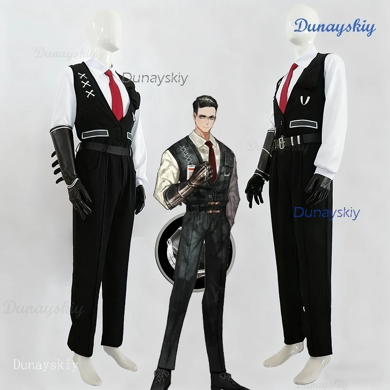 

Limbus Company Meursault Cosplay Wig Game Women Men Sinner #5 Outfit Halloween Costume Clothes Uniform 뫼르 disfraz halloween