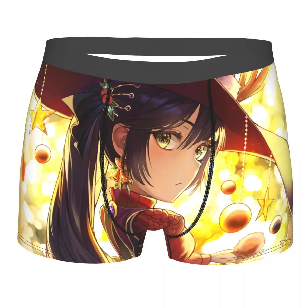 

Video Game,Genshin Impact Underpants Breathbale Panties Male Underwear Print Shorts Boxer Briefs