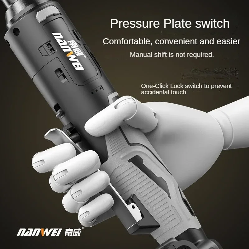 Xiaomi Nanwei Electric Ratchet Wrench Right Angle Wrench Rechargeable Electric Wrench Cordless Impact Wrench Home Repair Tools